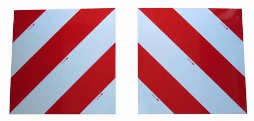 Eclairage, signalisation - Signalisation - Plaque convoi agricole en alu