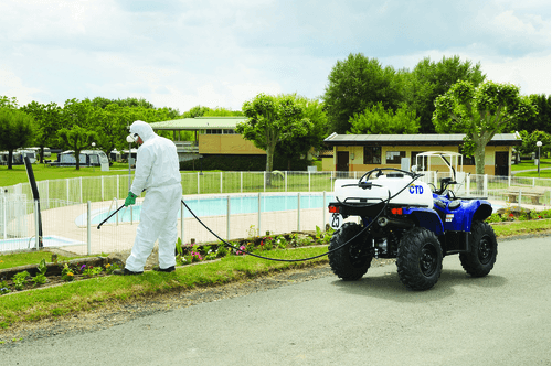 Nettoyage désherbage - Arrosage, lavage - Pulvérisateur pour quad 70 L + 10 M de tuyau + lance