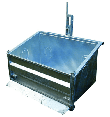 Transport - 3 points Manutention - Benne portée galva avec rabot 140 cm