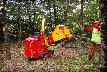 Matériel forestier - Broyeur de branches - Broyeur de branches sur chenilles VEGETOR C