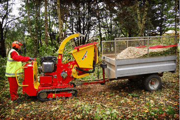 Matériel forestier - Broyeur de branches - Broyeur de branches sur chenilles VEGETOR C