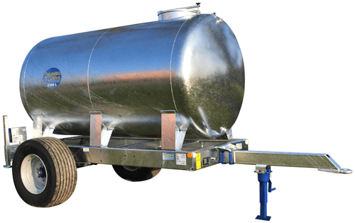 Matériel d'élevage - Abreuvoirs/bacs/tonne à eau - Tonne à eau sur châssis