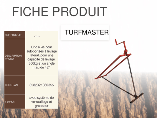 Equipement tondeuse - Crics - Cric à vis latéral 300 kg