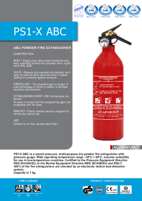 Equipement véhicules - Autres - Extincteur classe ABC 40